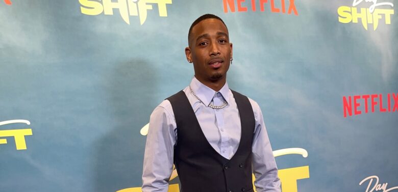 J Young MDK attends L.A. Netflix movie premiere “Dayshift” Starring Jamie Foxx, Dave Franco, and Snoop Dogg